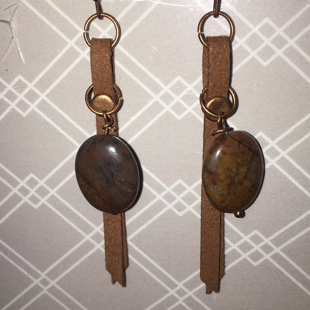 🤎 Spotted Jasper & Leather